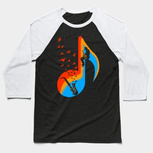 Music Saxophone Player Baseball T-Shirt